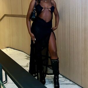 Jaded London Open Neck Maxi Dress